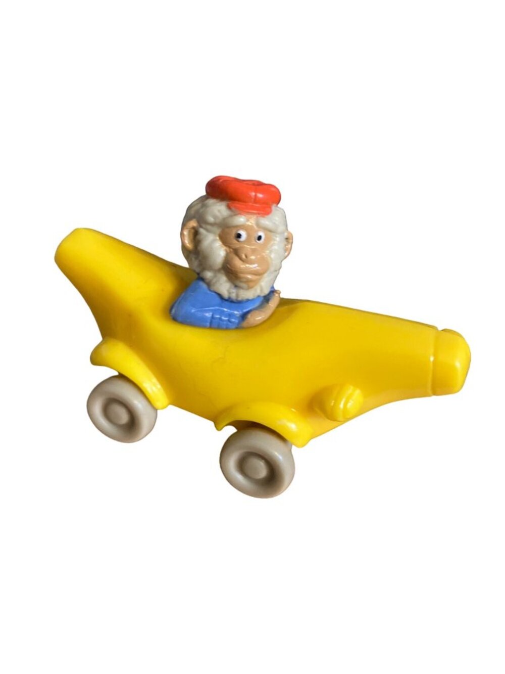 Richard Scarry Busy World Monkey in Banana Car McDonalds 1994 Vintage
